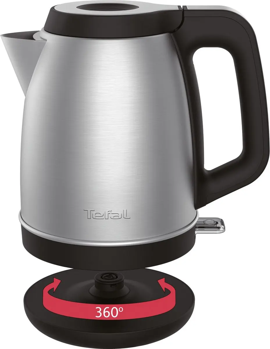 Tefal Element KI280D Waterkoker 2200W 1.7L - Zwart/RVS