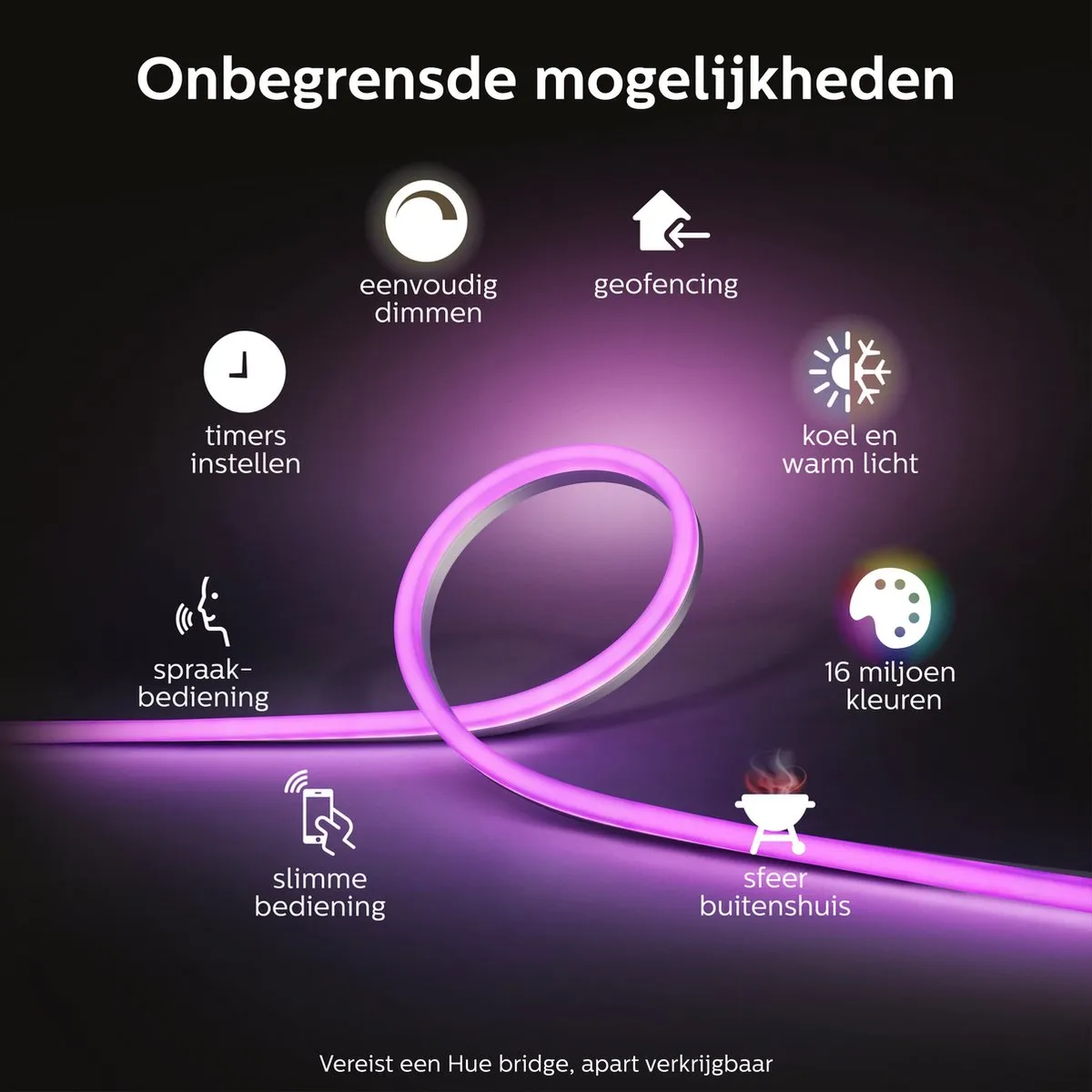 Philips Hue Lightstrip Outdoor 5m - RGBW
