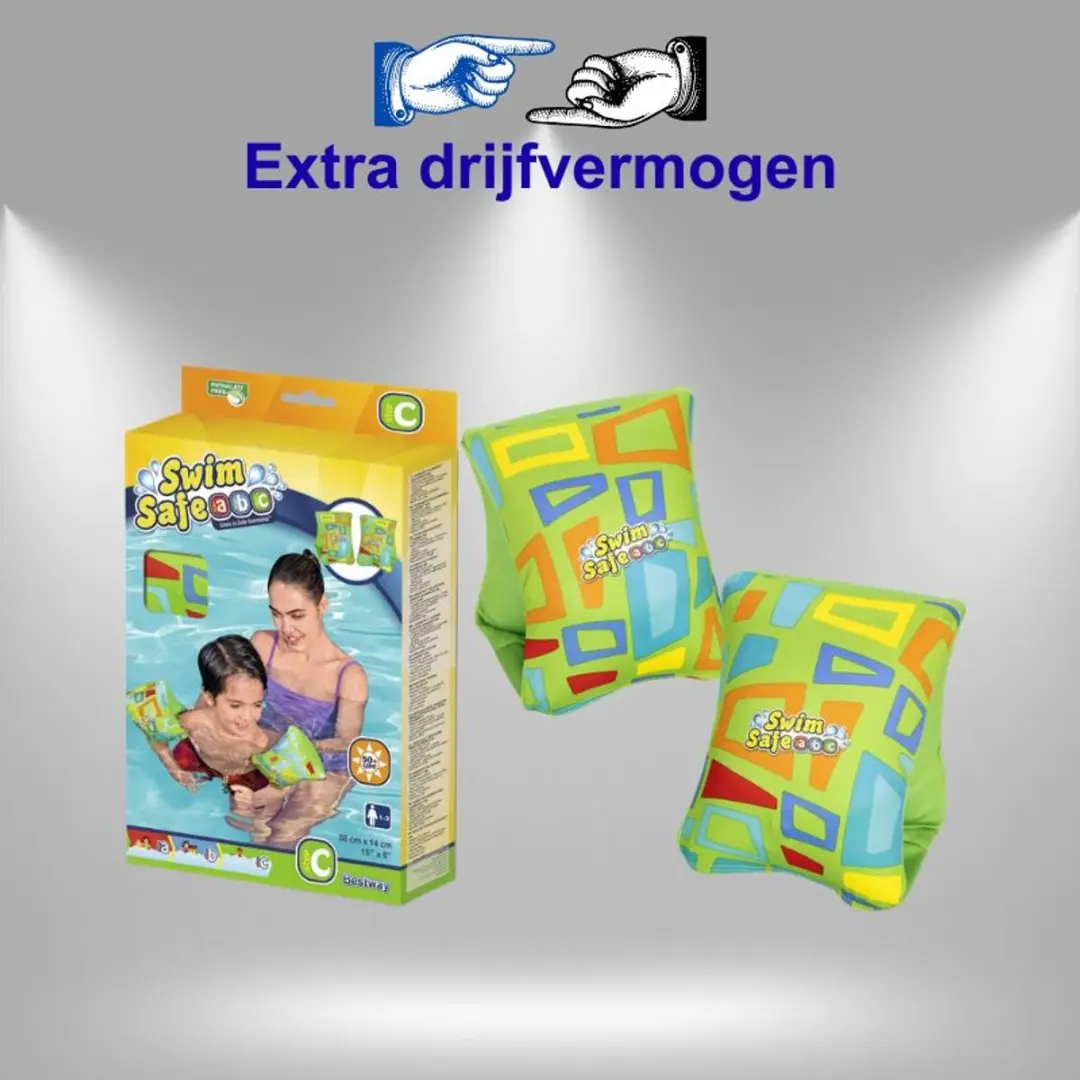 Bestway Groene Zwembandjes 32182 - 38x14cm - 11-19kg