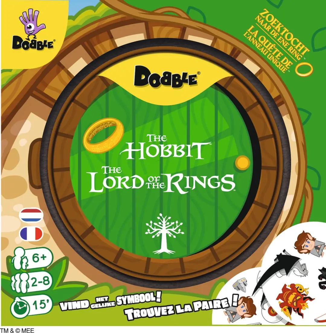 Asmodee Dobble The Lord of the Rings Bordspel - 6 Spelers