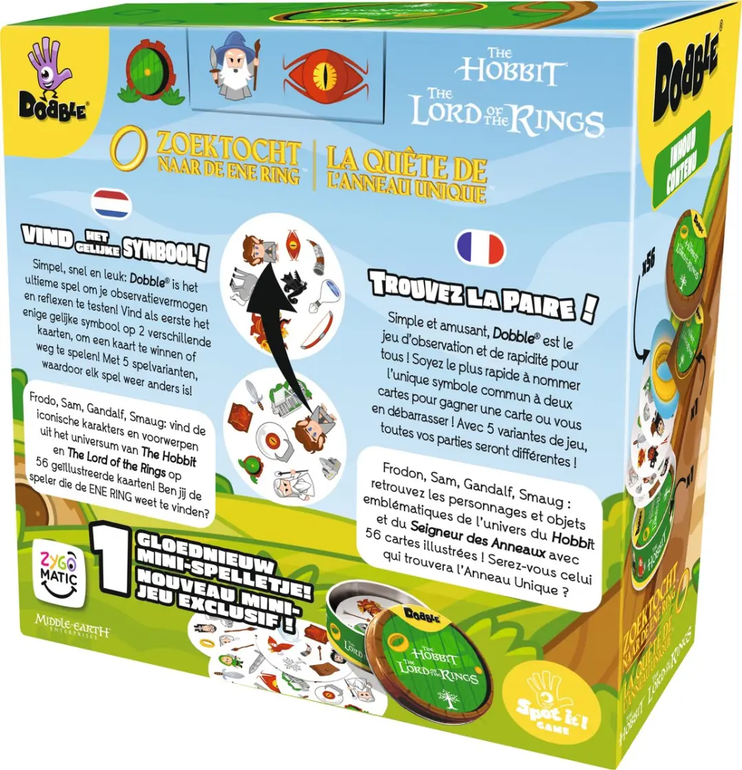 Asmodee Dobble The Lord of the Rings Bordspel - 6 Spelers