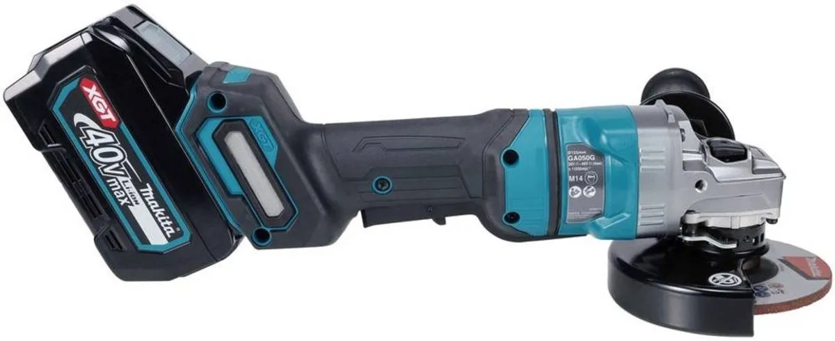 Makita GA050GZ XGT Accu Haakse Slijper 125mm - Metaal - afbeelding 6 van 6