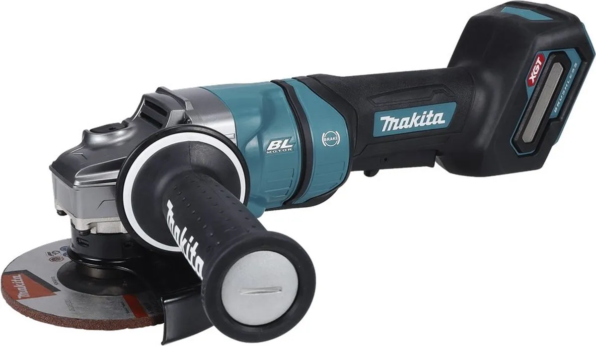 Makita GA050GZ XGT Accu Haakse Slijper 125mm - Metaal