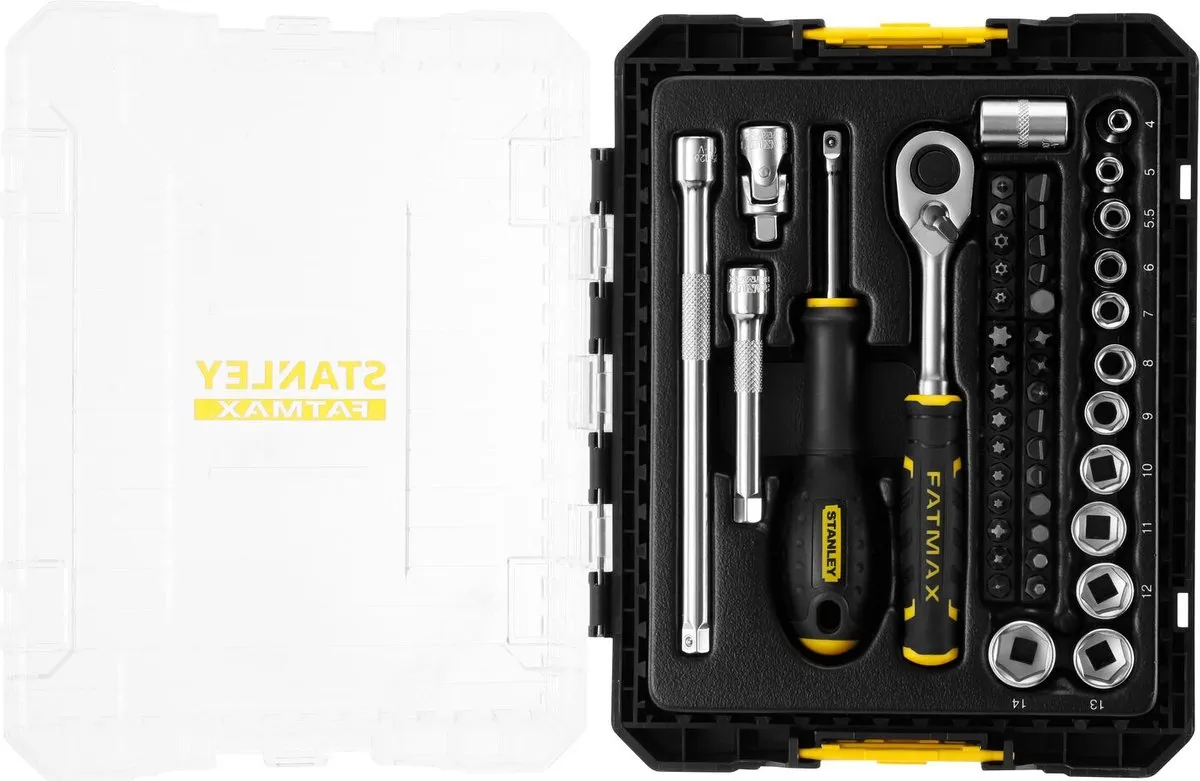 Stanley FATMAX PRO-STACK Dopsleutelset 1/4" 48-delig