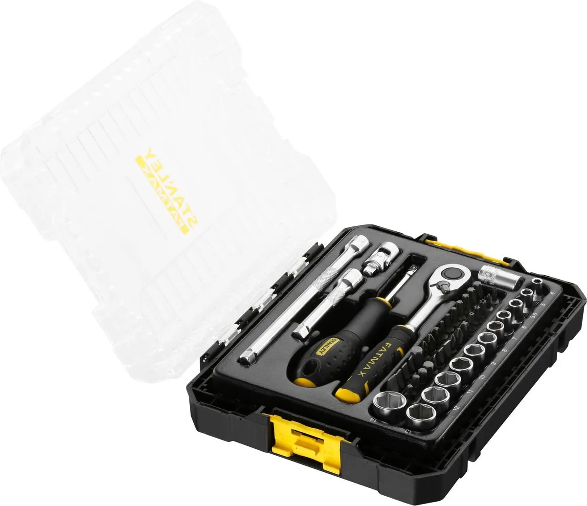 Stanley FATMAX PRO-STACK Dopsleutelset 1/4" 48-delig