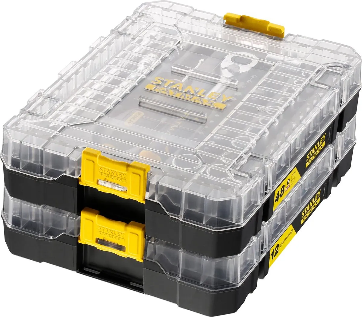 Stanley FATMAX PRO-STACK Dopsleutelset 1/4" 48-delig