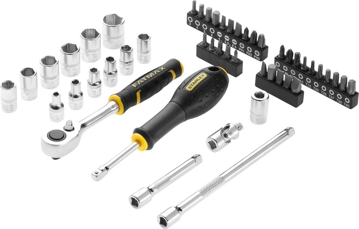 Stanley FATMAX PRO-STACK Dopsleutelset 1/4" 48-delig