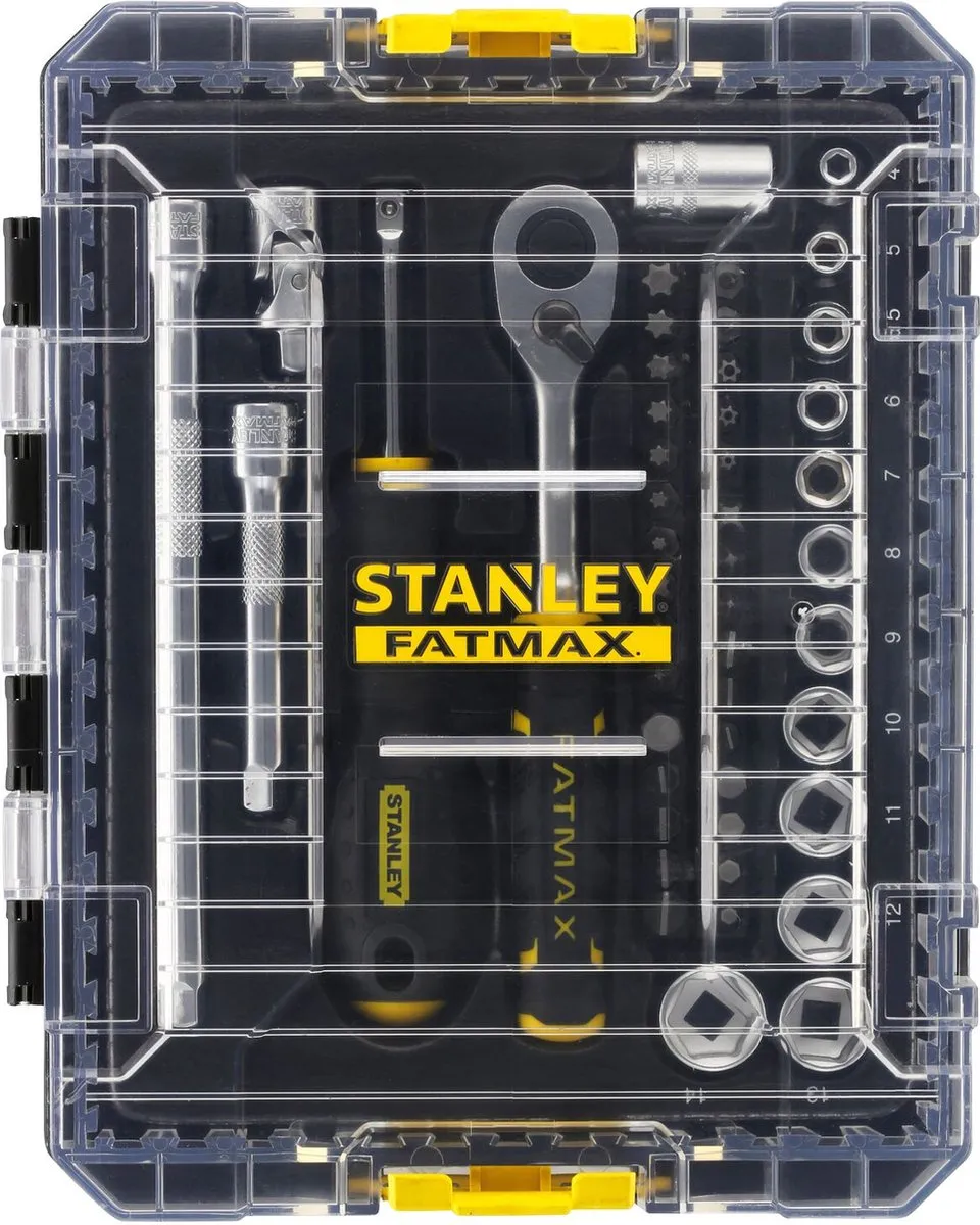 Stanley FATMAX PRO-STACK Dopsleutelset 1/4" 48-delig