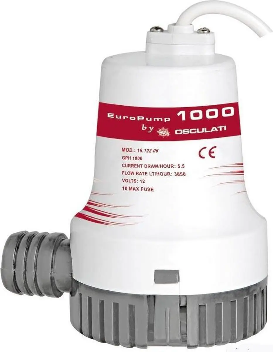 Osculati Europump II 1000 12V Bilgepomp 64L/min