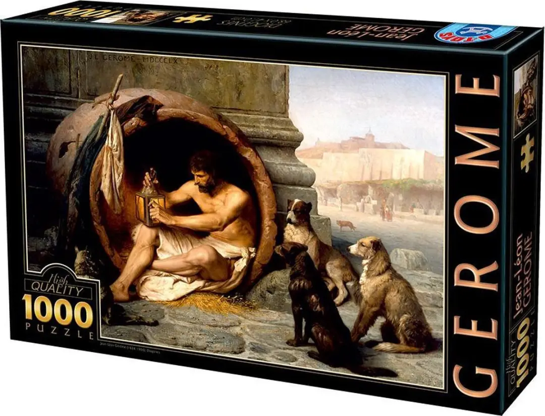 D-Toys Jean-Léon Gérôme Diogenes Puzzle 1000