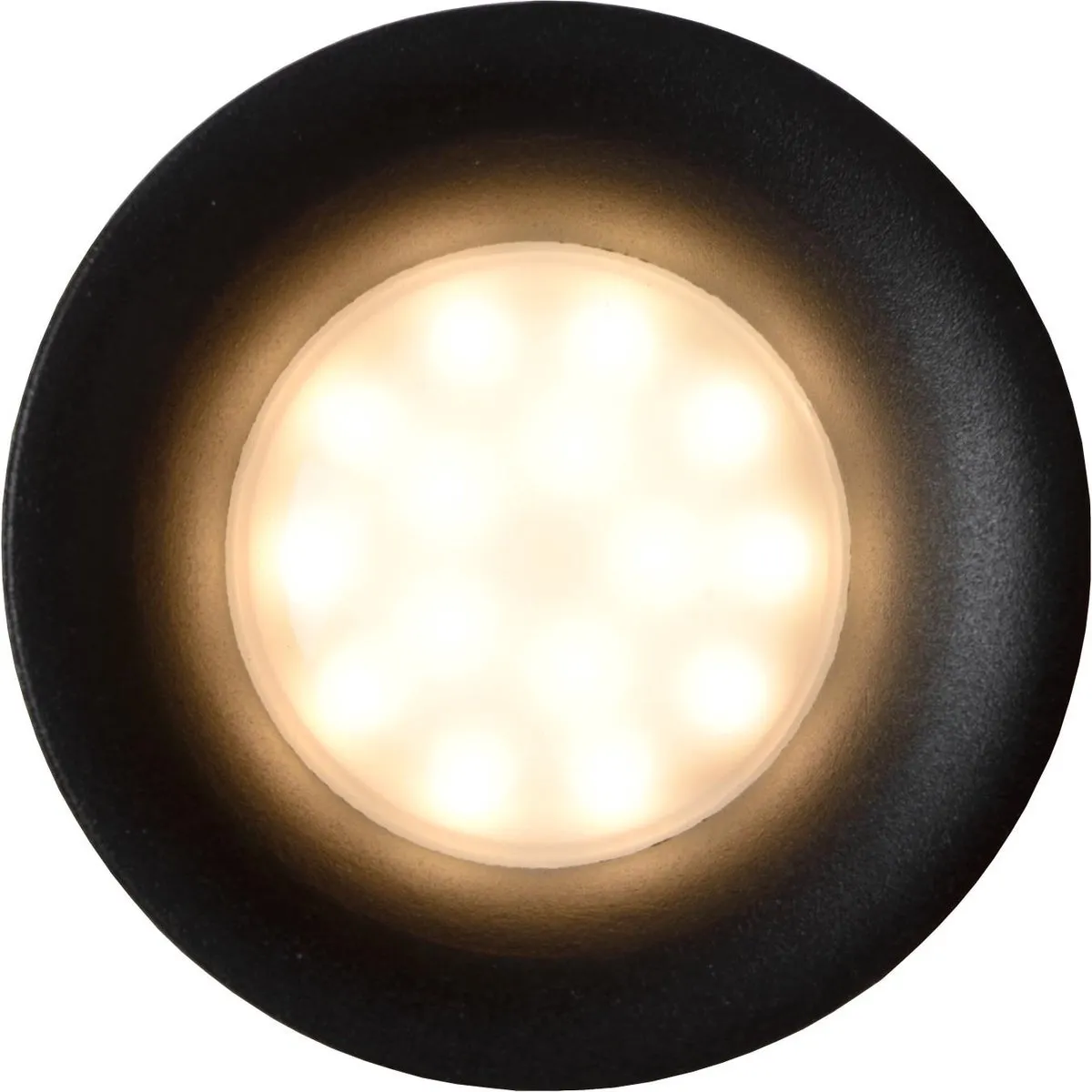Lucide ZIVA Inbouwspot Badkamer Ø8,4cm GU10 - Zwart