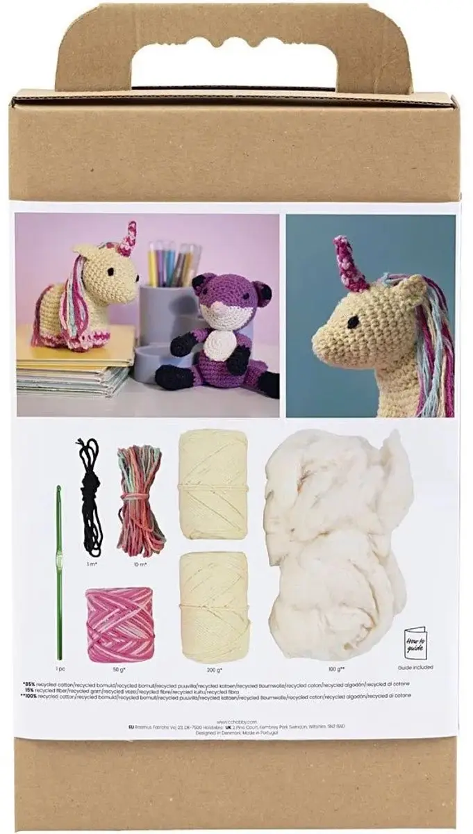 Creativ Company Haakpakket Amigurumi Eenhoorn - Meerkleurig