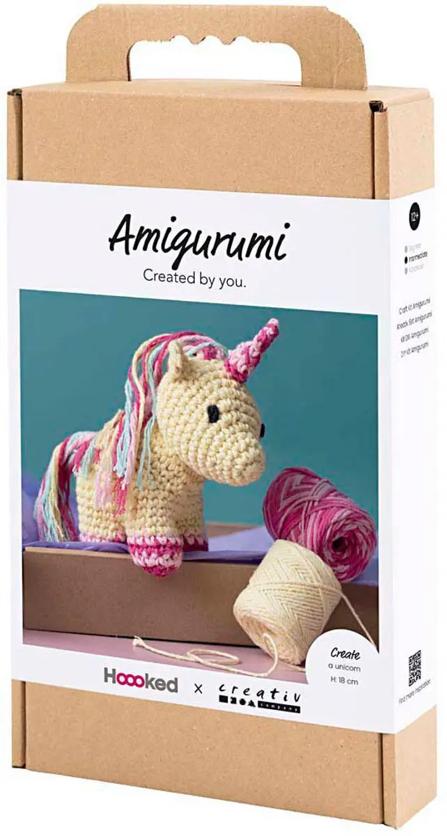 Creativ Company Haakpakket Amigurumi Eenhoorn - Meerkleurig