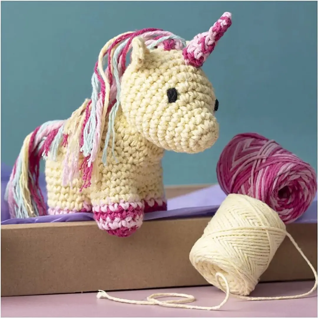 Creativ Company Haakpakket Amigurumi Eenhoorn - Meerkleurig