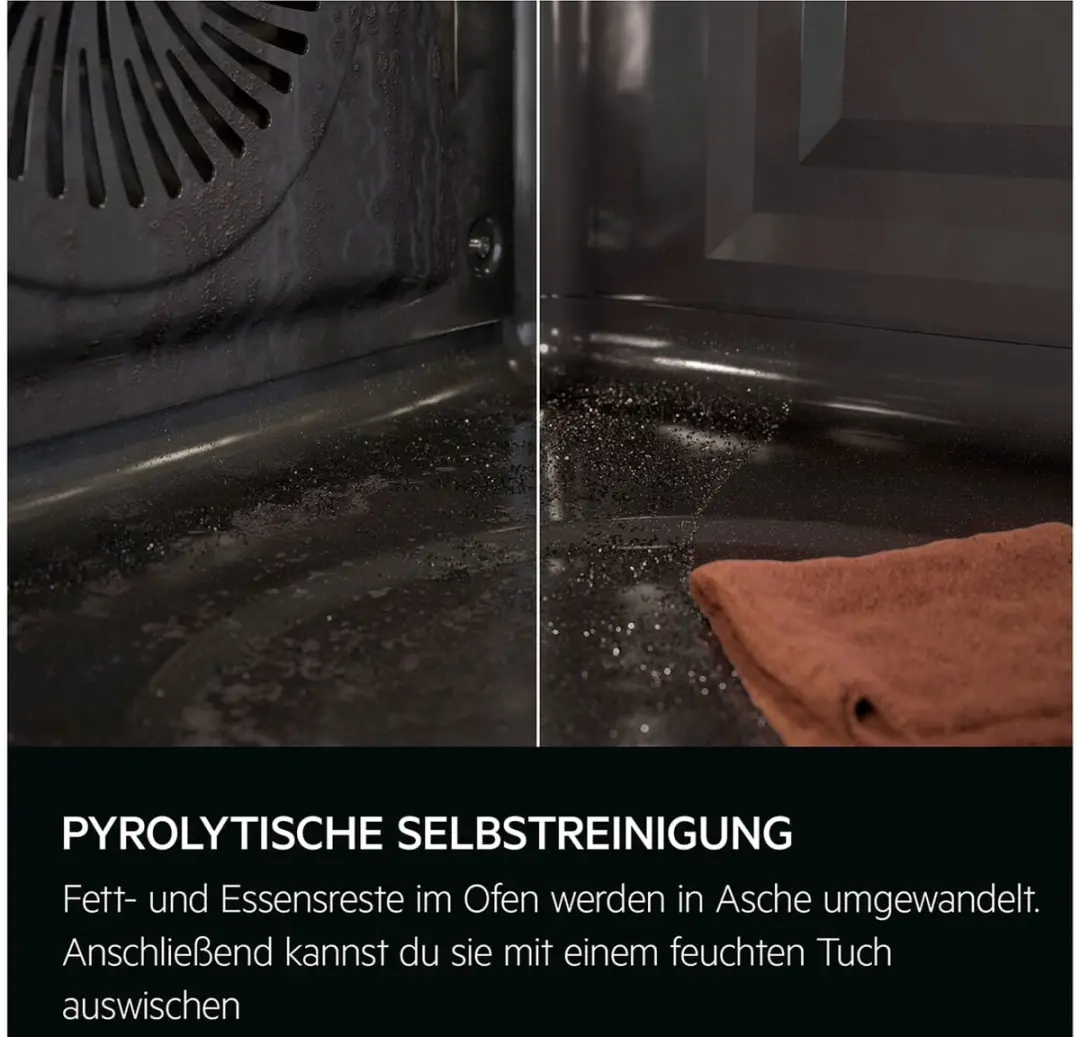 AEG BPK53516XB Serie 5000 Oven 60cm - 65L - Pyrolytisch - Zwart - afbeelding 6 van 6
