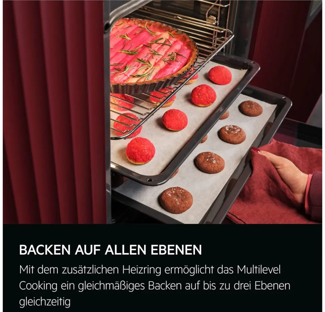 AEG BPK53516XB Serie 5000 Oven 60cm - 65L - Pyrolytisch - Zwart