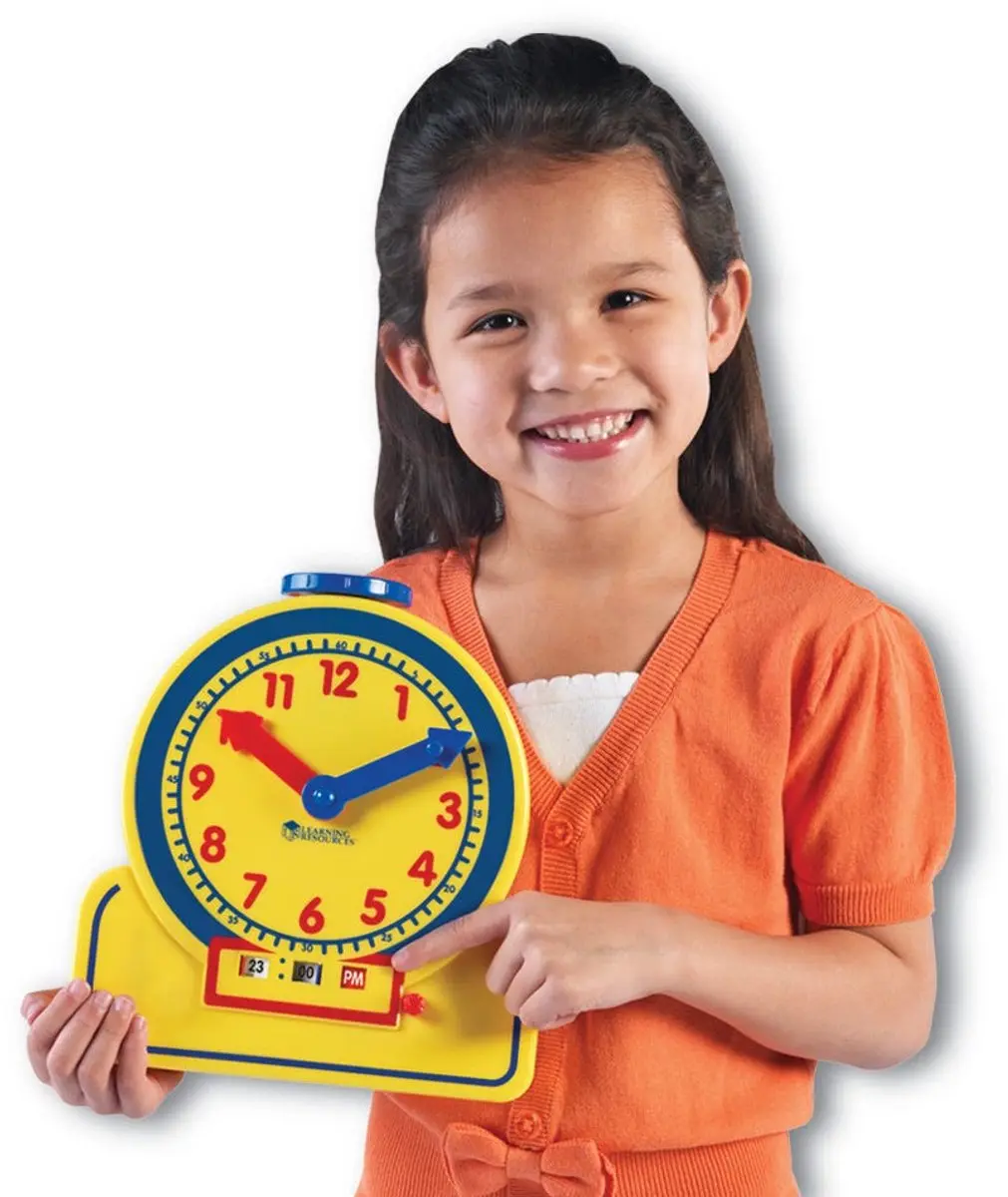 Learning Resources Primary Time Teacher Junior LSP2993-UK Leerklok - Geel