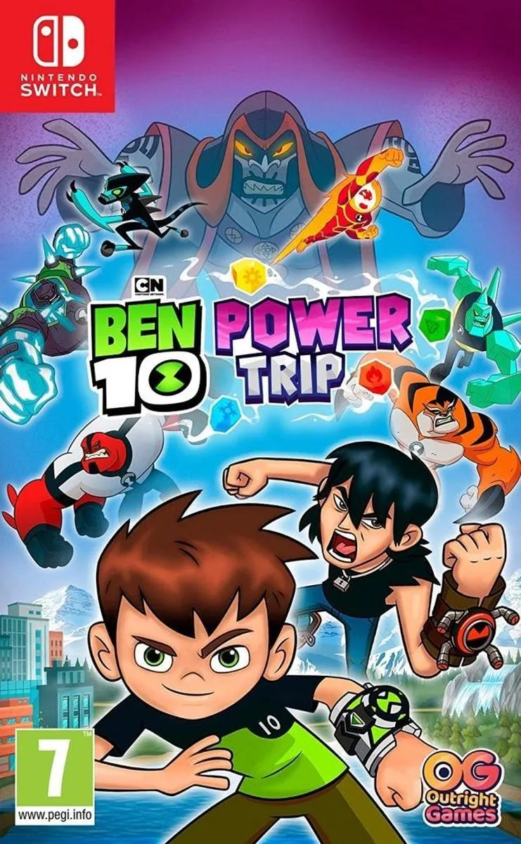 Bandai Namco Ben 10 Power Trip Nintendo Switch - 2 Spelers Offline