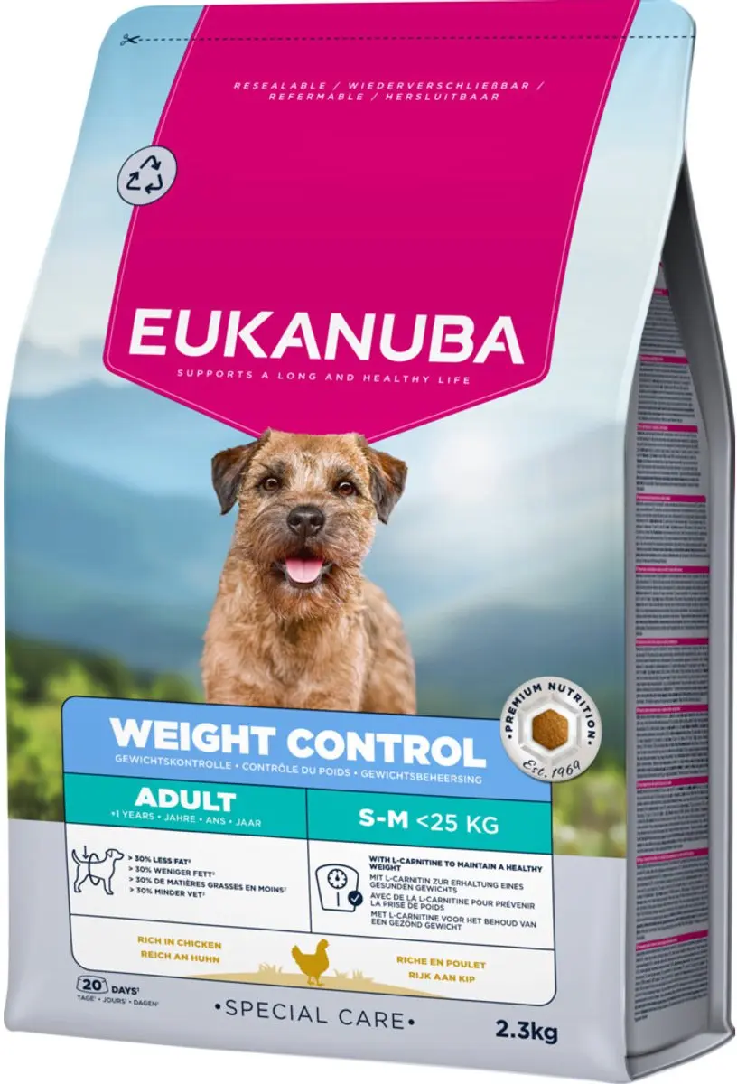 Eukanuba Special Care Adult Small/Medium Weight Control Droogvoer - 6,9 kg