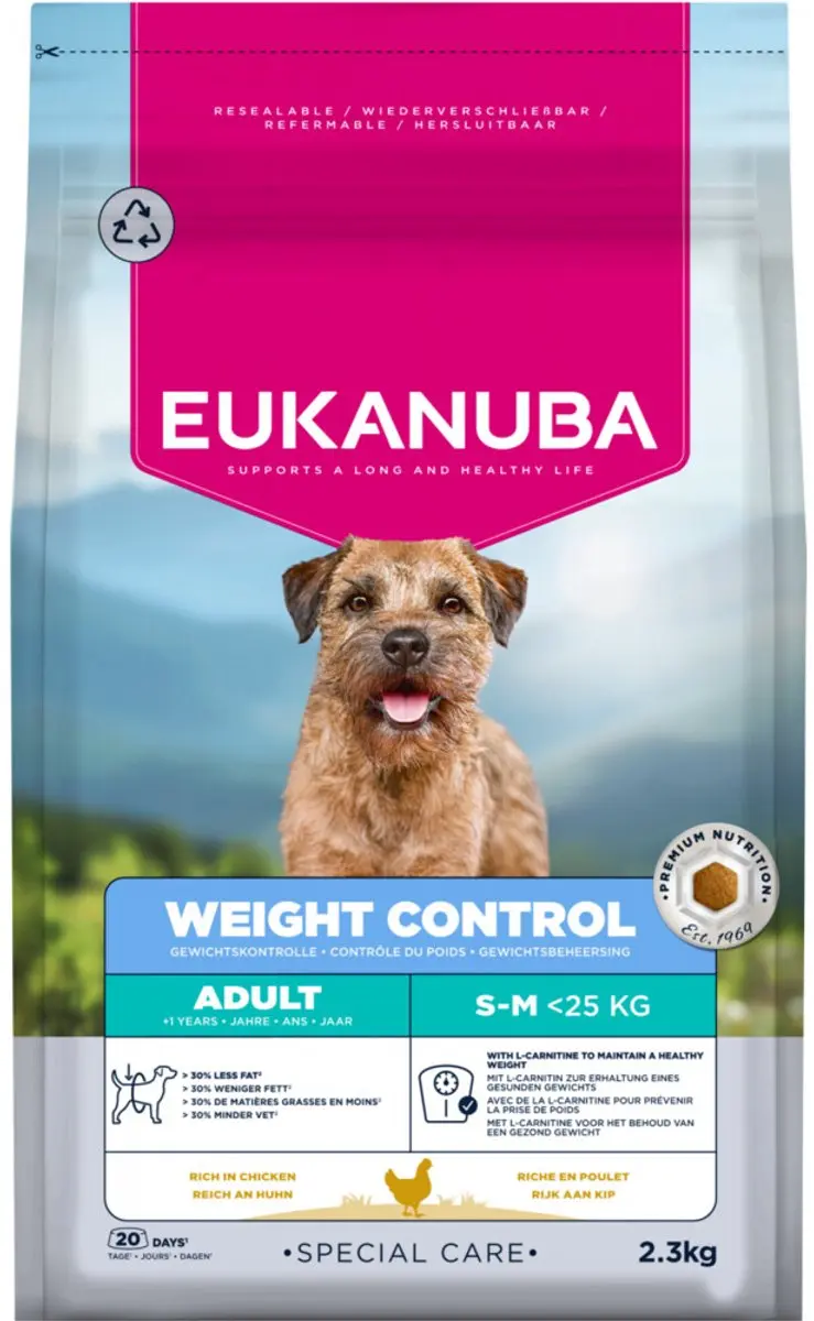 Eukanuba Special Care Adult Small/Medium Weight Control Droogvoer