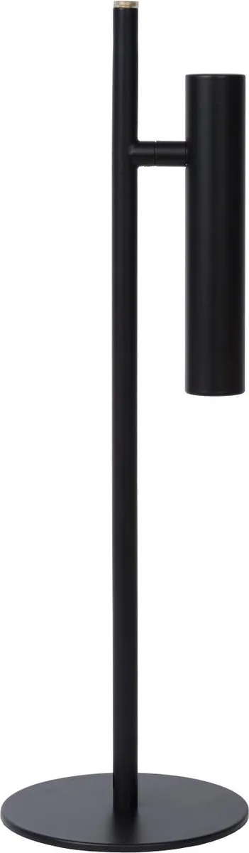 Lucide Philon Bureaulamp - Ø13cm - 4,5W Warm Wit - Zwart