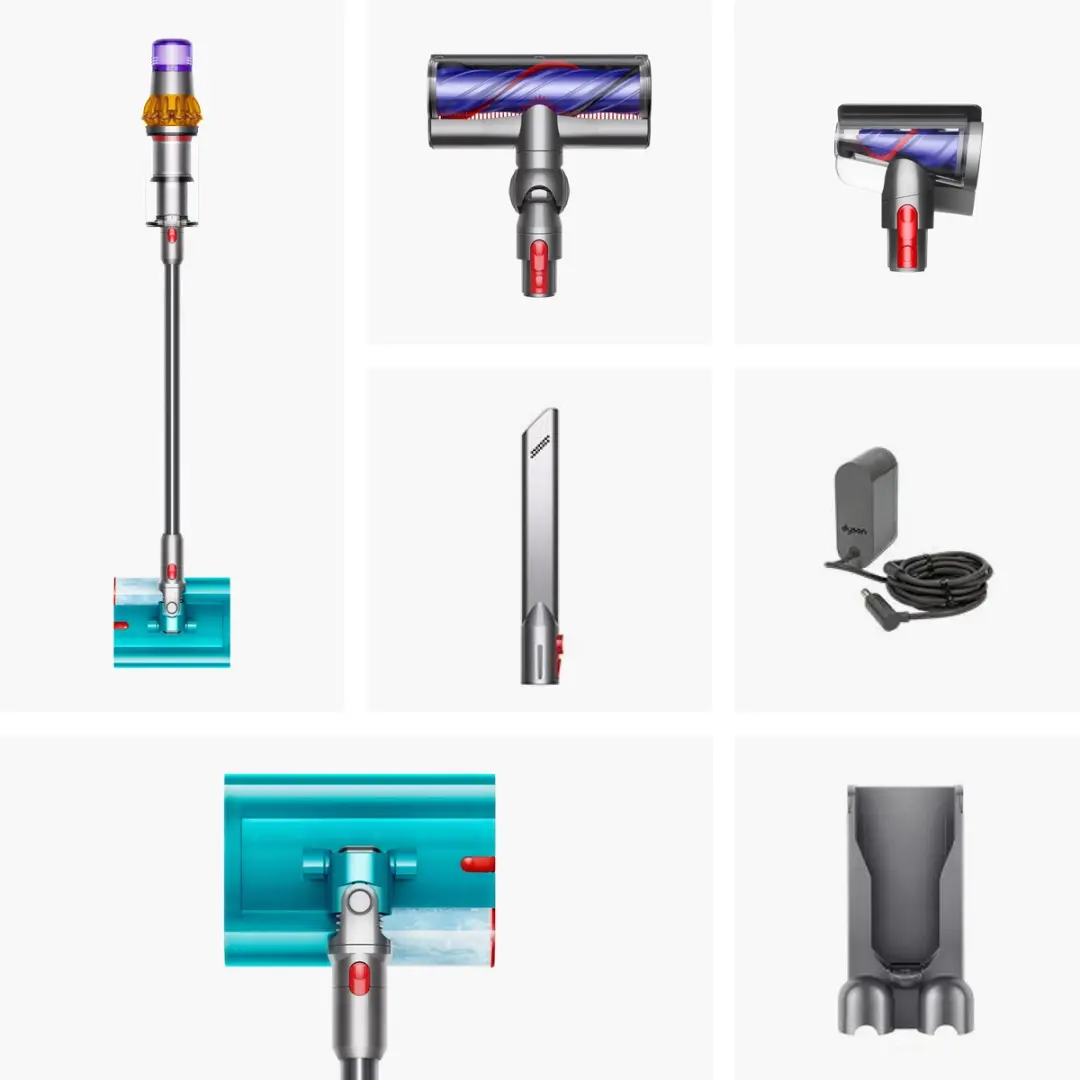 Dyson V15s Detect Submarine Draadloze Stofzuiger - Geel/Nikkel