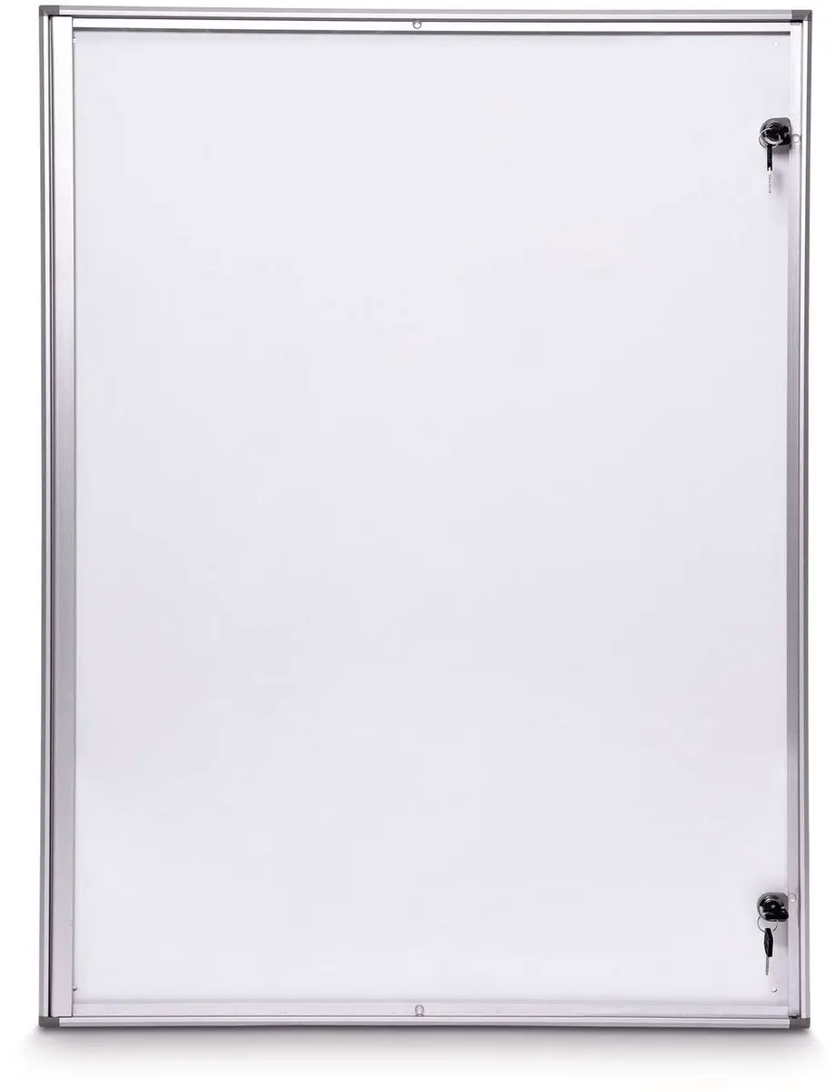 MAUL Vitrine MAULextraslim 9xA4 - 3.1x71x95.1cm Zilver