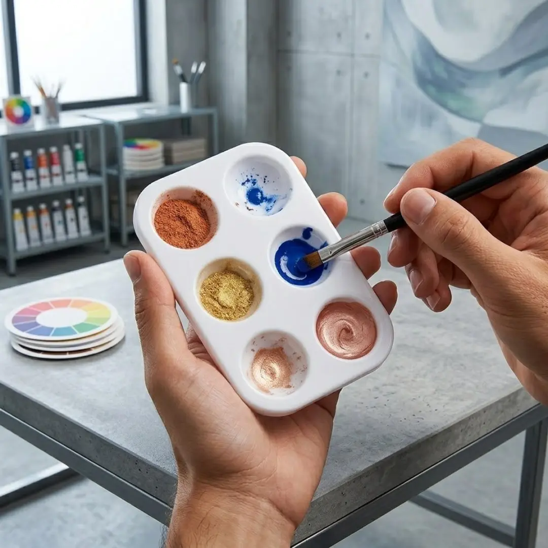 NUVEX Kunststof Verfpalet Set 10 Stuks - Stapelbaar