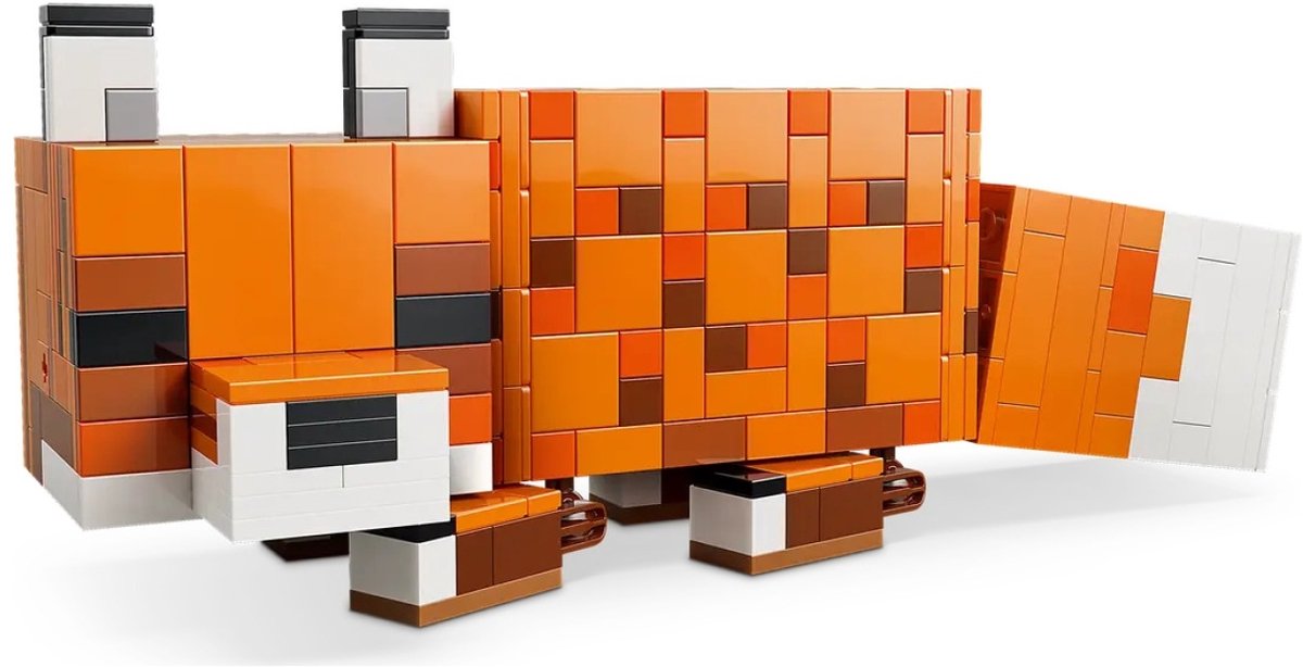 LEGO Minecraft De Vos Kinderkamer Decoratie en Dieren Speelgoed voor Kinderen - 21588