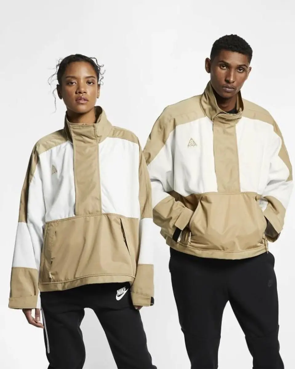 Nike ACG Anorak Half-Zip L - Beige/Wit