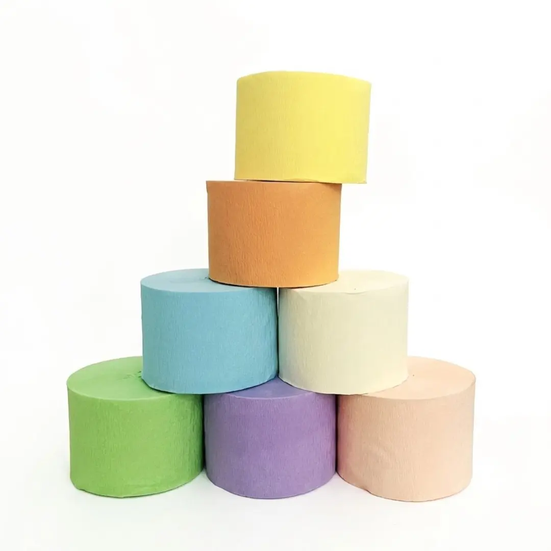 NuveX Macaron Crepepapier 7 Stuks