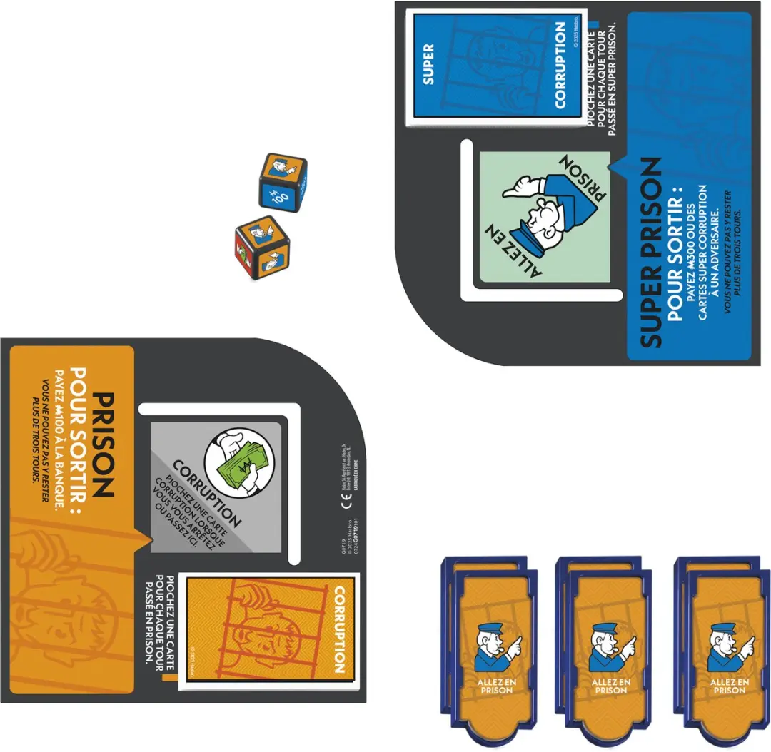 Monopoly Naar de gevangenis Uitbreiding - Franstalig G0719101