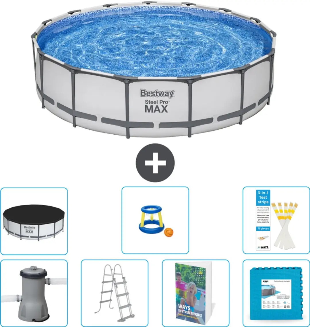 Bestway Steel Pro MAX Zwembad 457x107cm