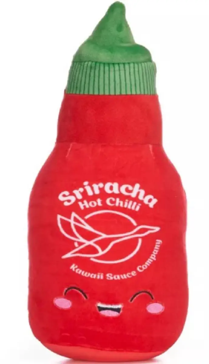 Topknuffels Sriracha Squishy Pluche Knuffel 30cm