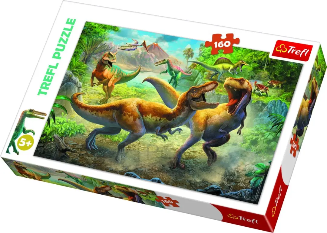 Trefl Dino Puzzel Vechtende Tyrannosaurussen 160 Stuks