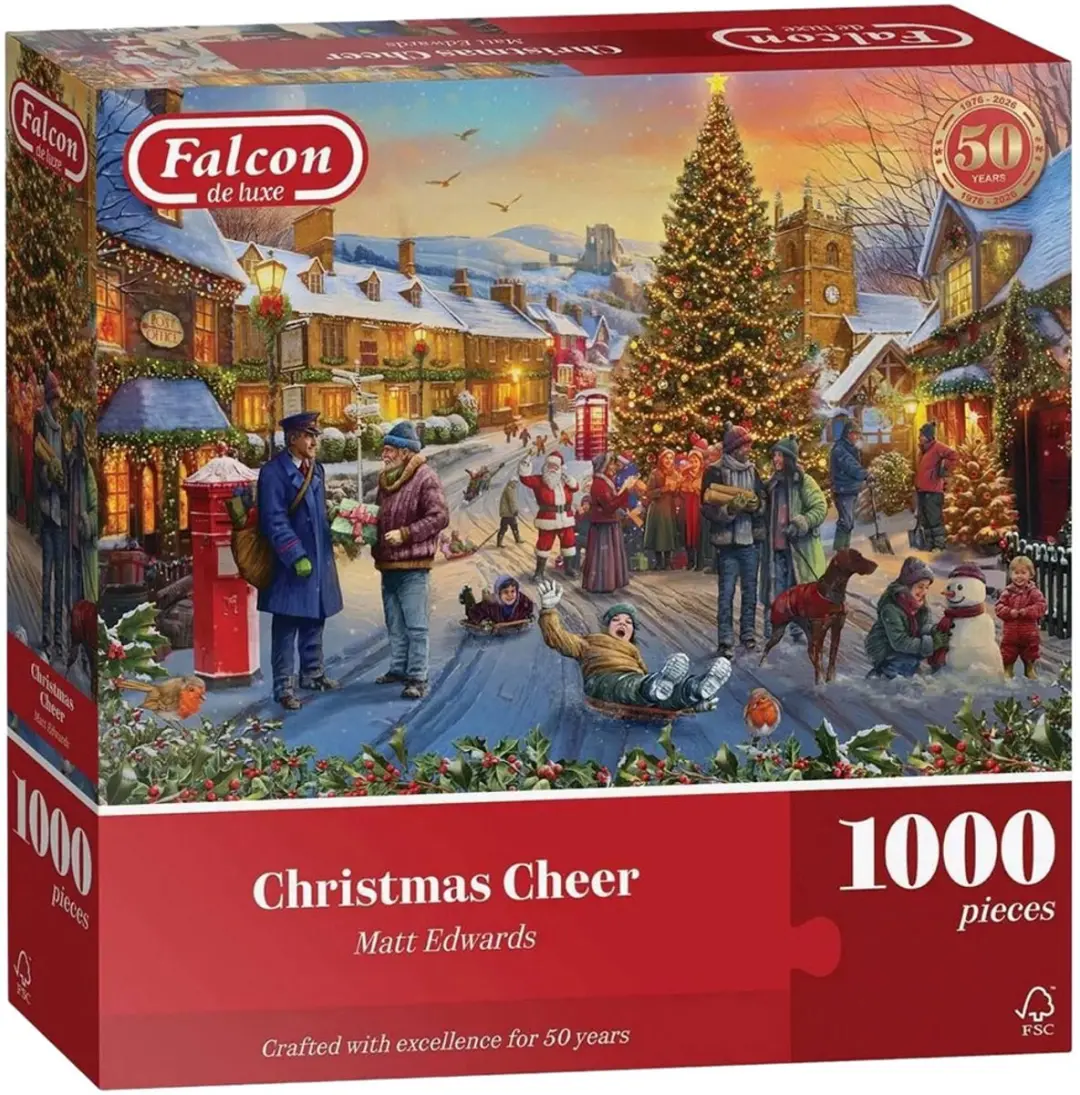 Jumbo Falcon Christmas Kerstpuzzel 1000 Stuks
