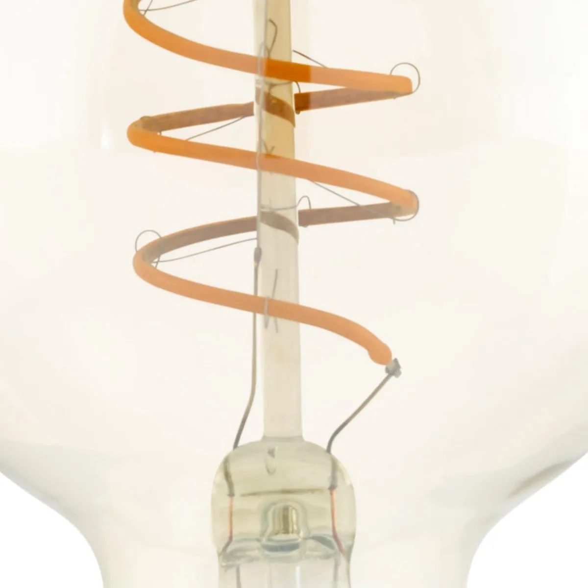 Eglo Amber LED Lamp E27 4W - Ø8cm - Warm wit