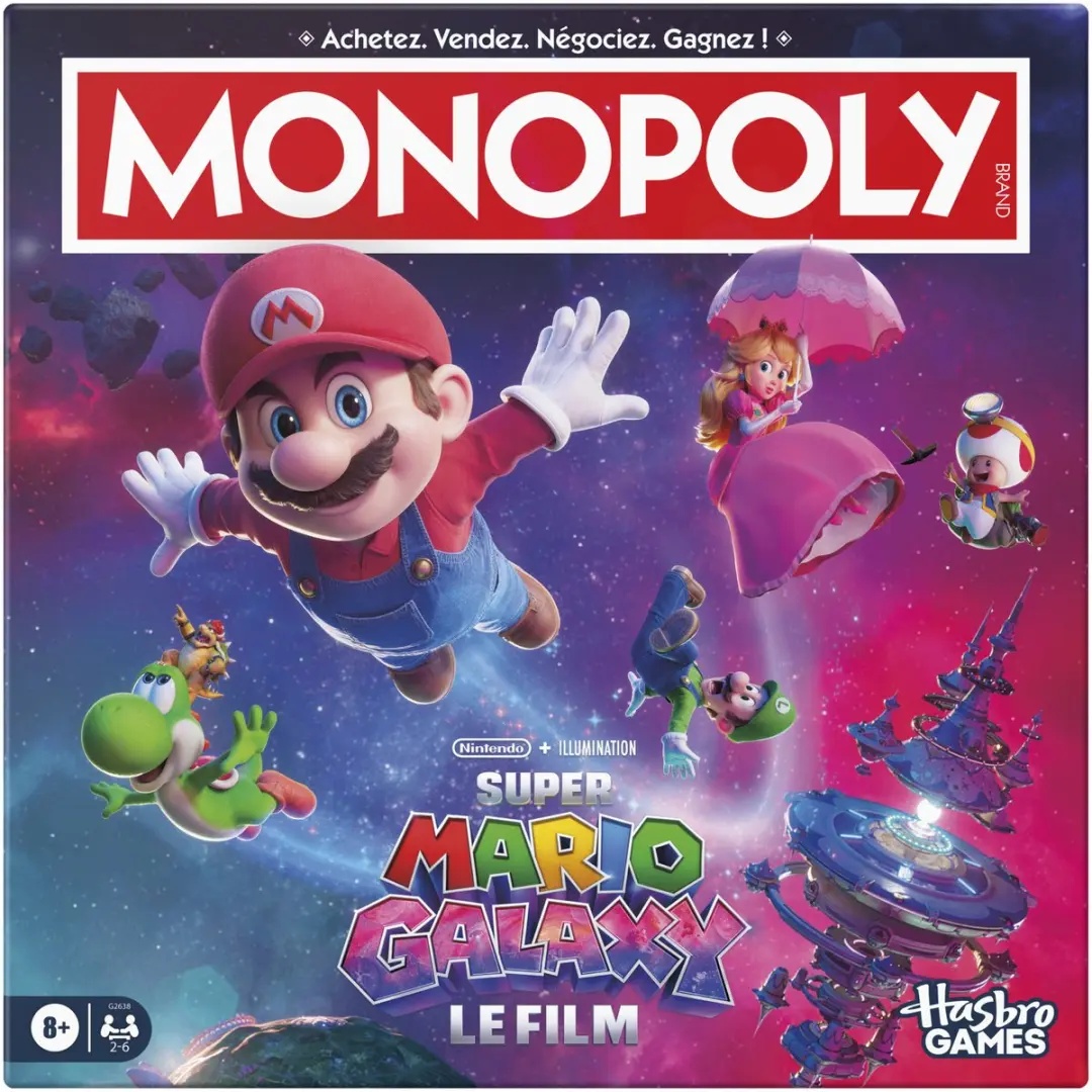 Monopoly Super Mario Galaxy Movie Editie Bordspel