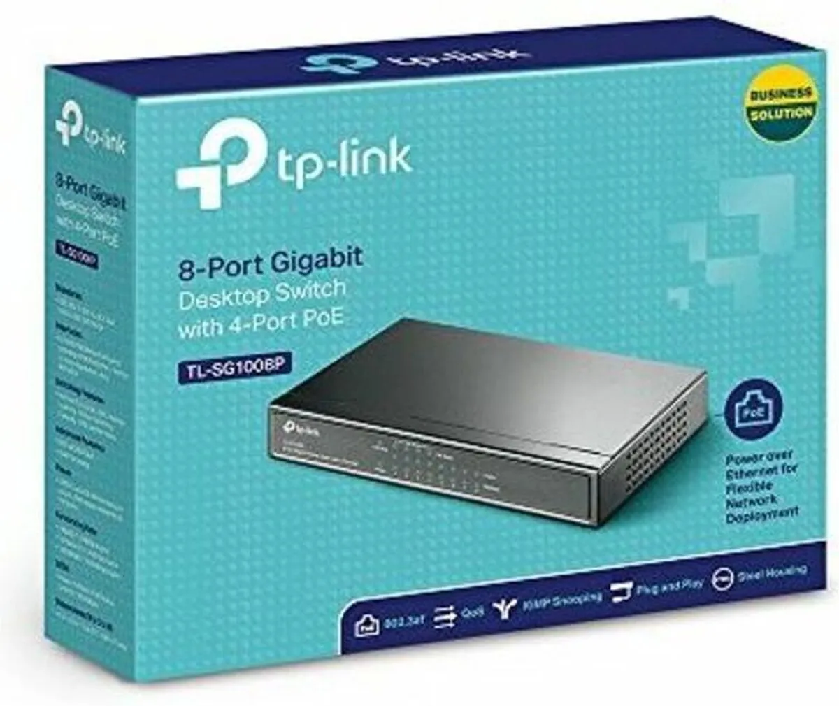 TP-Link TL-SG1008P 8-poorts Unmanaged Switch - PoE 55W