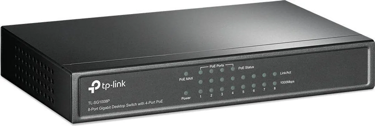 TP-Link TL-SG1008P 8-poorts Unmanaged Switch - PoE 55W