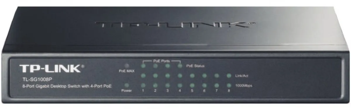 TP-Link TL-SG1008P 8-poorts Unmanaged Switch - PoE 55W