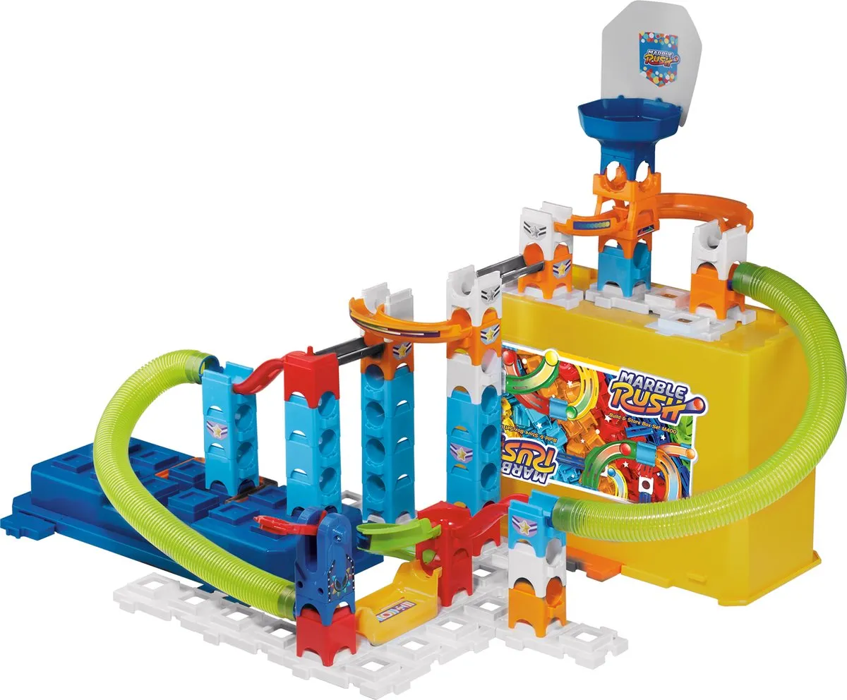 VTech Marble Rush M400 Knikkerbaan - 65 Onderdelen - 5 Knikkers