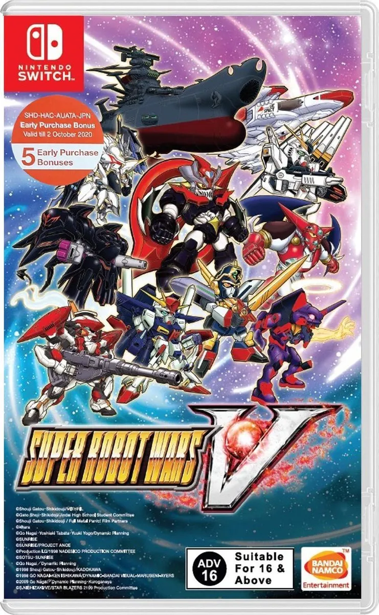 Super Robot Wars V Nintendo Switch