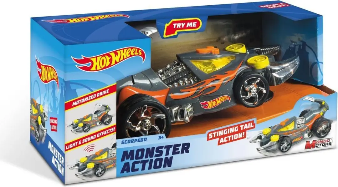 Hot Wheels Monster Action Scorpedo - Multi Colour