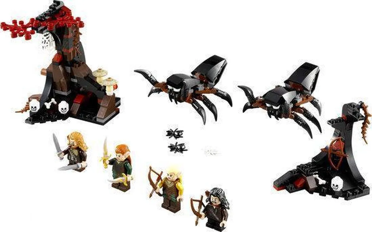 LEGO The Hobbit Mirkwood Spinnen Ontsnapping 79001 - 298 Stukken