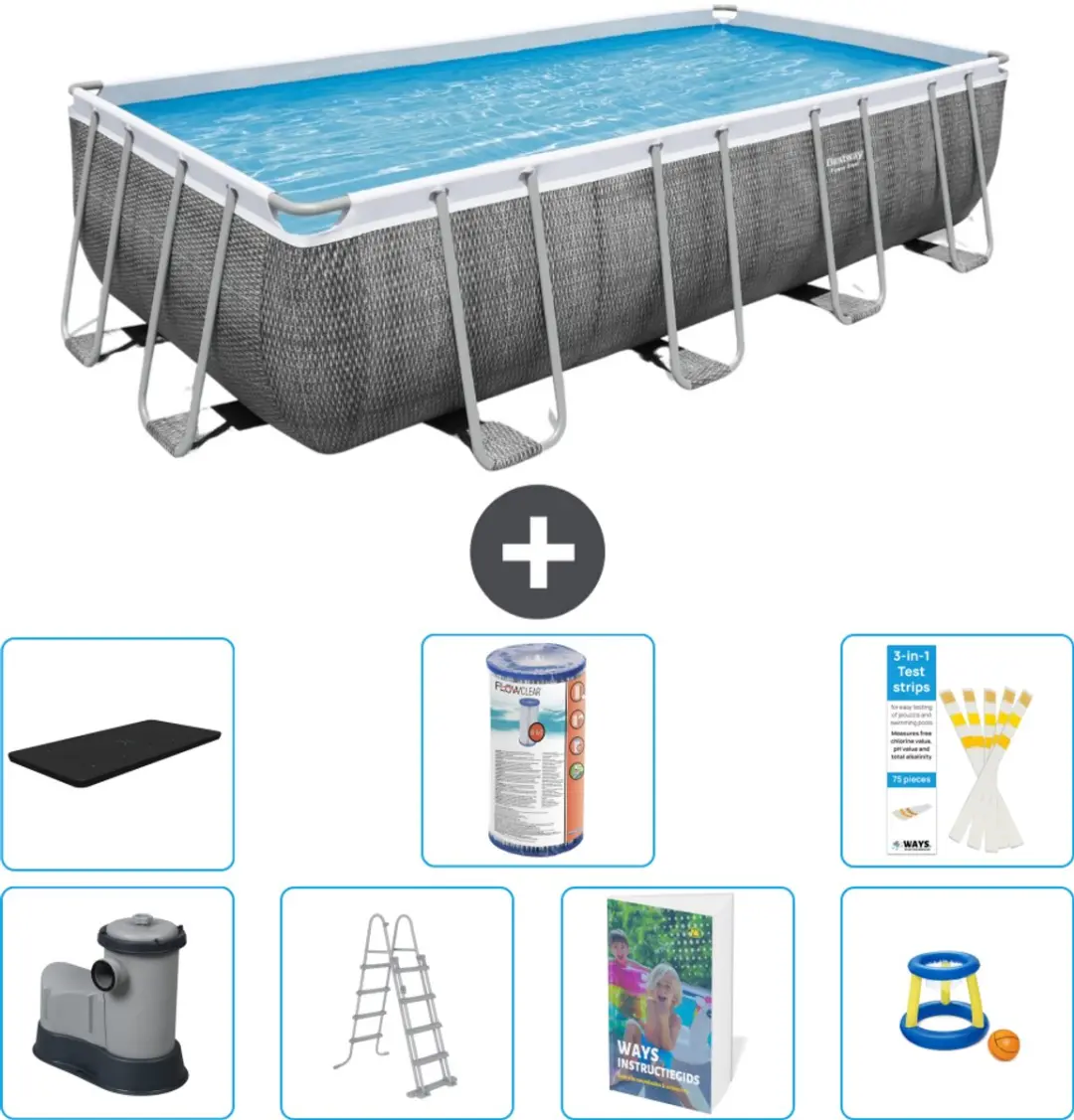Bestway Power Steel Zwembad 549x274cm