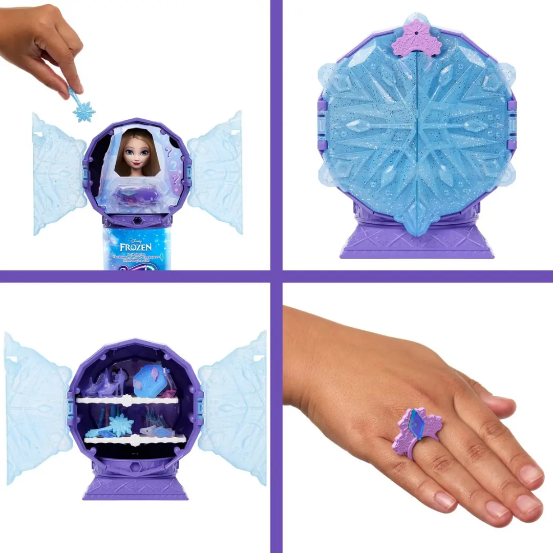 Mattel Disney Frozen Jewel Reveal Elsa Schaatsende Modepop - Meerkleurig