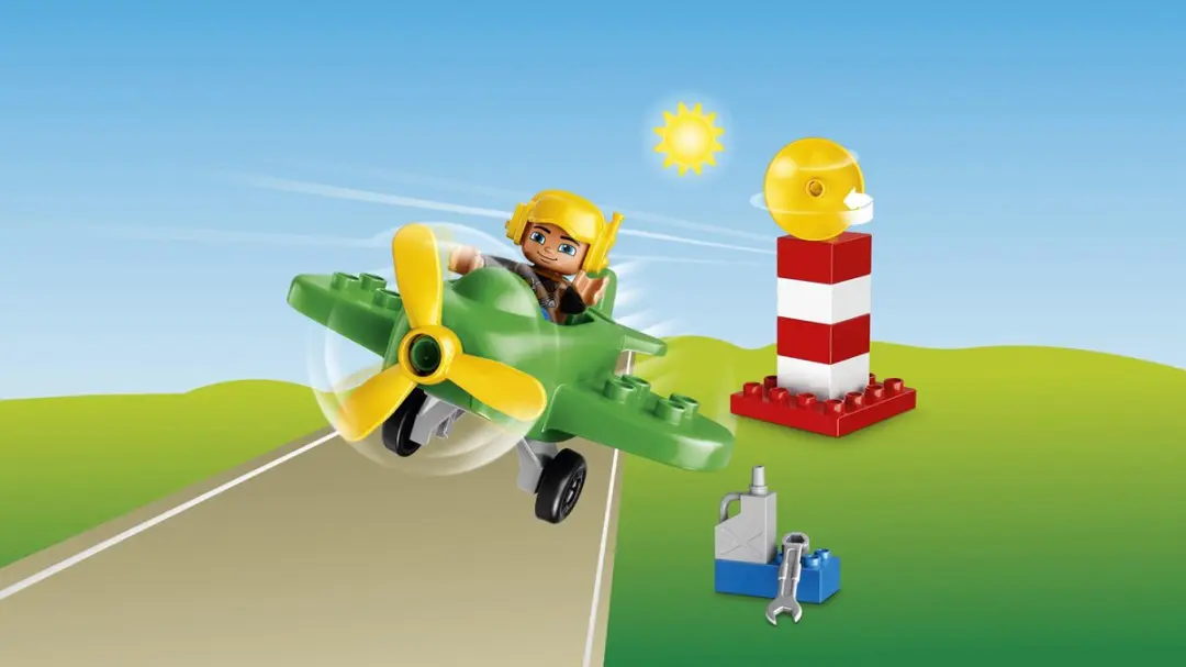 LEGO DUPLO Klein Vliegtuig 10808 - 13 Stukken