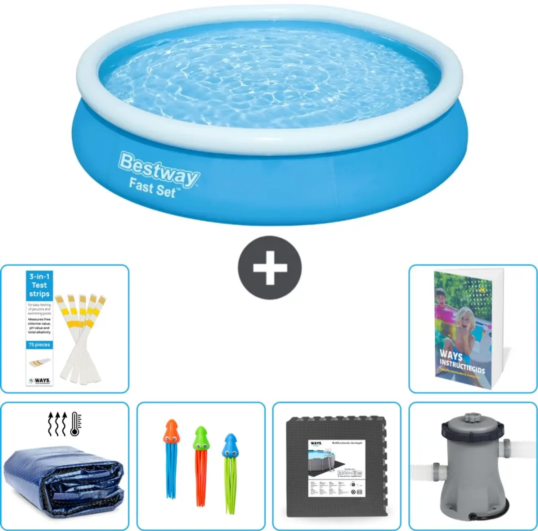 Bestway Fast Set Rond Zwembad 366x76cm