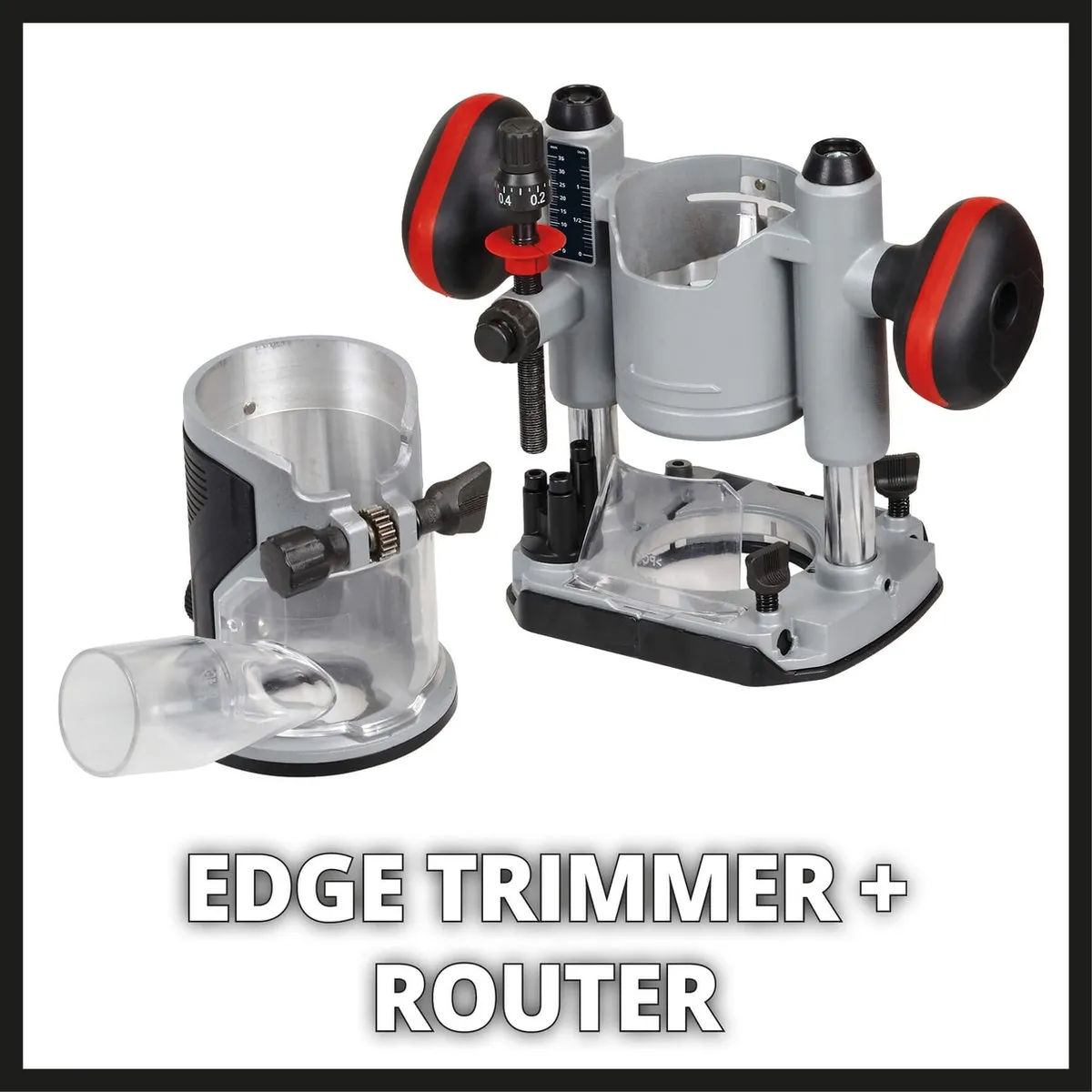 Einhell Accu Boven-/Kantenfrees TP-RO 18 Set Li BL Solo - 18V - Koolborstelloos - Rood/Zwart